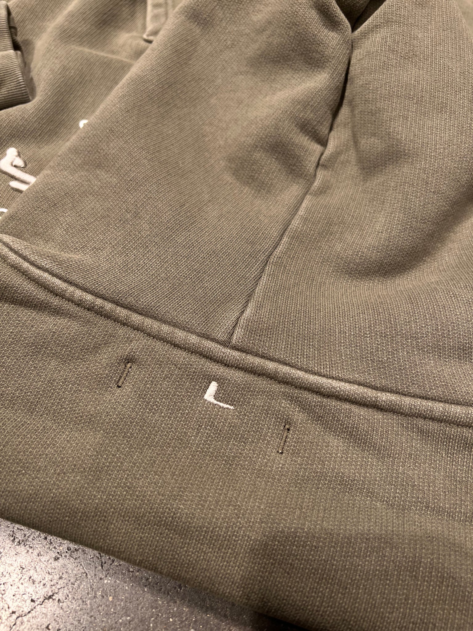 Runner hoodie olive