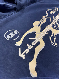 Runner hoodie navy